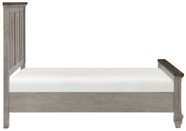 Homelegance® Renton Antique Gray/Brown Queen Panel Bed-3