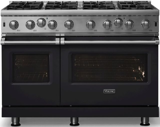 Viking® 5 Series 48” Onyx Pro Style Liquid Propane Gas Range-3