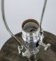 A & B Home Gray/Silver Hammered Table Lamp-3