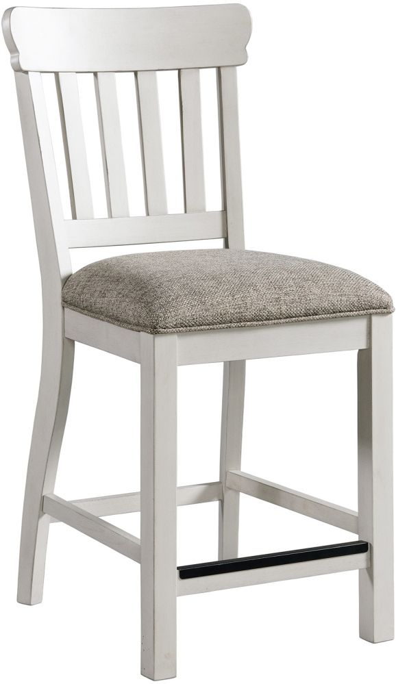 INTERCON - COUNTER HEIGHT TABLE WITH 4 BARSTOOLS-1