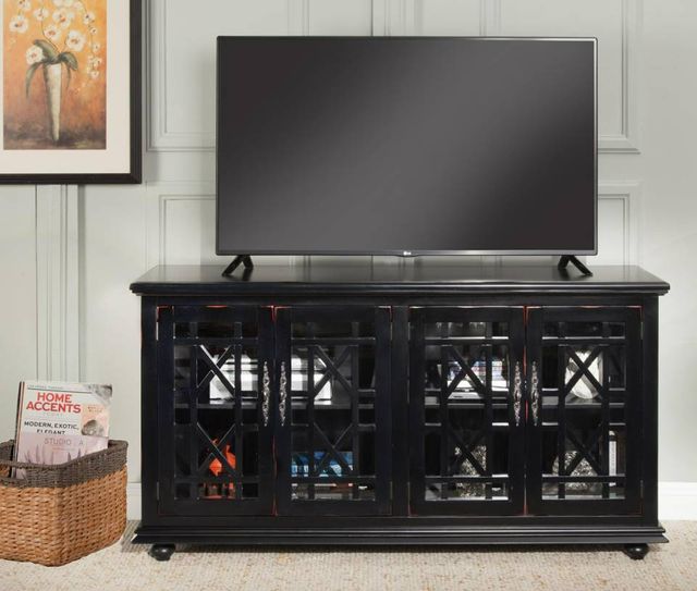 Martin Svensson Elegant Antique Black Entertainment Console-1