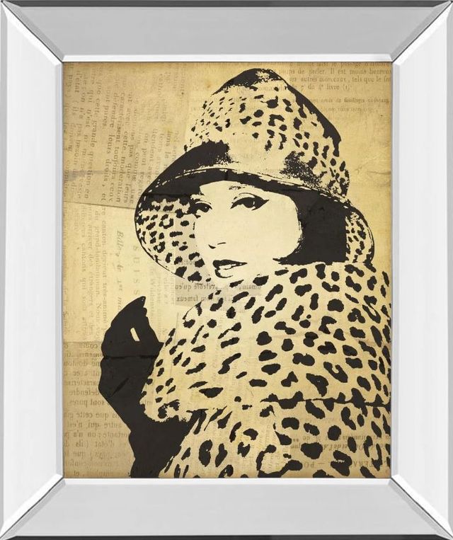 Classy Art Fashion News Ill by Wild Apple Graphics Mirror Framed Wall Art-0