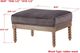 Forty West Willow Brownstone Ottoman-1