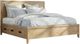 Intercon Norwich Antique Oak King Panel Storage Bed-0