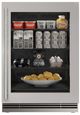 U-Line® Home Collection 24" 5.1 Cu. Ft. Stainless Steel Refrigerator with Glass Door-1