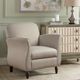 Olliix by Madison Park Escher Cream 31.5"W x 32.25"D x 36.25"H Accent Chair-2