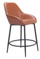 Zuo® Modern Vila Brown Counter Stool-4
