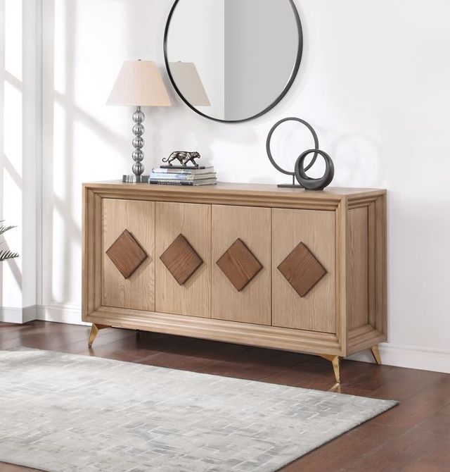 Coast2Coast Home™ Wovey Wheat Brown Credenza-1