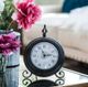 A & B Home Elias Black Table Clock-1