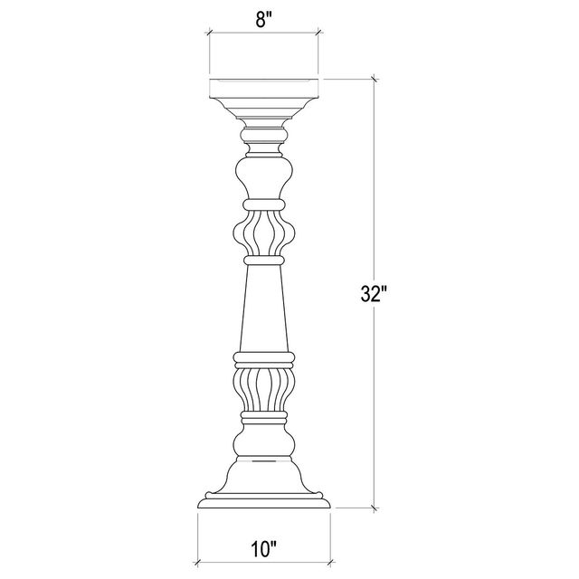 Bramble Customizable English Medium Candlestick-1