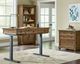 Martin Furniture Porter Natural Adjustable Height Standing Desk-4