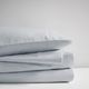 Olliix by Sleep Philosophy 3 Piece Grey Full Rayon From Bamboo Sheet Set-3