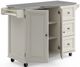 homestyles® Dolly Madison White Kitchen Cart-1