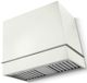 AGA Loge 36" White Wall Mounted Range Hood with Brushed Nickel Trim-0