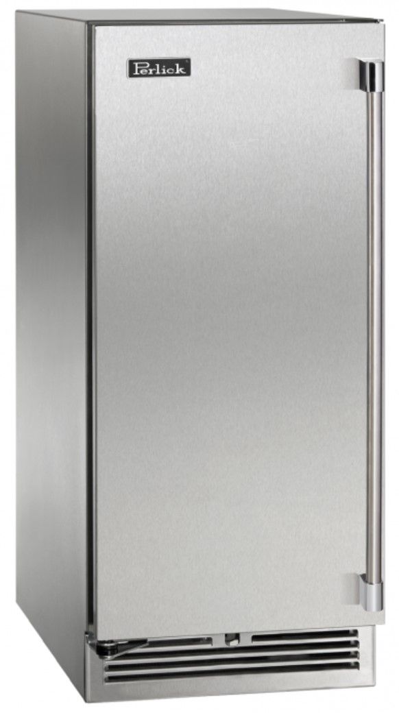 Perlick® Marine & Coastal Series 15" 2.8 Cu. Ft. Panel Ready Glass Door Built-In Beverage Center-1