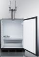 Summit® Commercial Series 5.5 Cu. Ft. Stainless Steel Beer Cooler/Kegerator-2