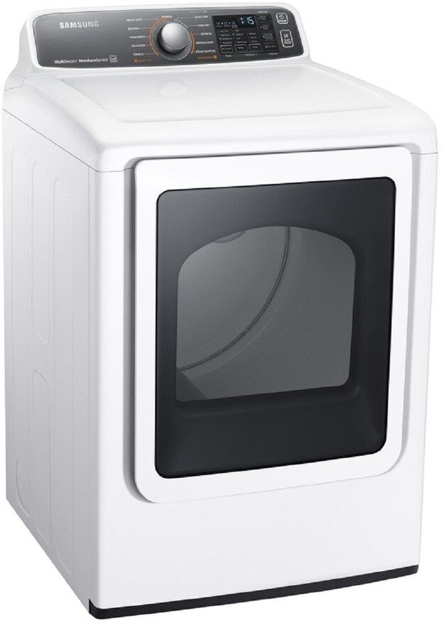 Samsung 7.4 Cu. Ft. White Front Load Electric Dryer-2