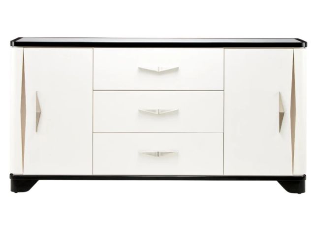 Michael Amini® Tuxedo Piano Keyboard Sideboard-2