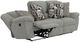 Catnapper® Trifecta Fawn/Nature Manual Reclining Sofa with Drop Down Table-5