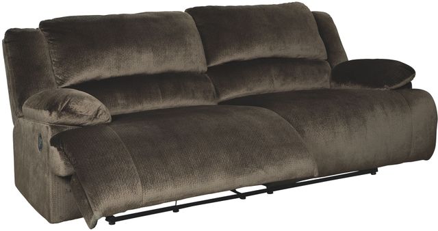 Signature Design by Ashley® Clonmel Chocolate Reclining Sofa-0