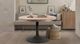 Nest Home Collections Sadie Antique Natural 48" Dining Table with Iron Base-1