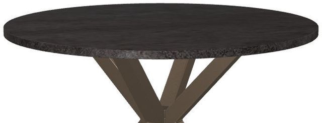 Amisco Customizable Asterisk 39" Round Table with Starburst Stand-1