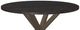 Amisco Customizable Asterisk 39" Round Table with Starburst Stand-1