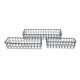 A & B Home 3-Piece Grey Wire Basket Set-2