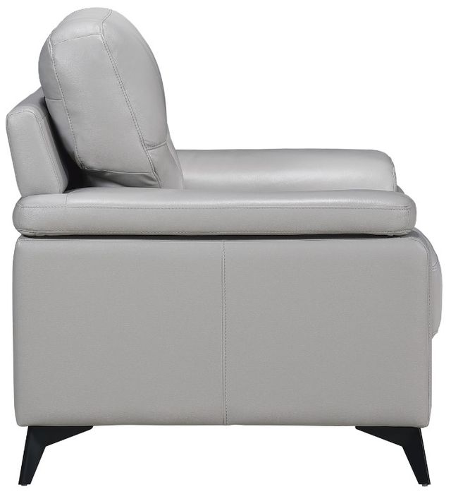 Homelegance® Mischa Silver Gray Chair-3