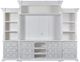 Horizon Home® Marquis 4-Piece White Wall Unit Set-0