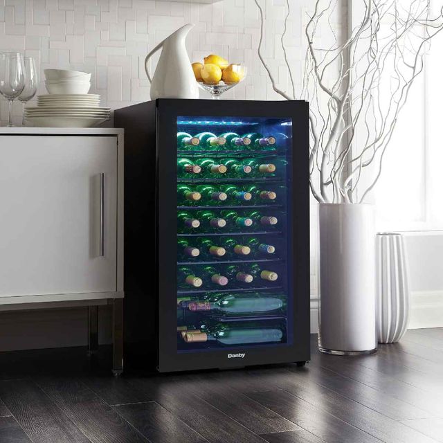 Danby® 18" Black Freestanding Wine Cooler-3