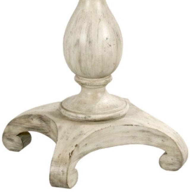Kincaid® Selwyn Kelsey Cottage White Round End Table-1