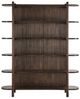 Classic Home Redford Bark Brown Tall Bookcase-2