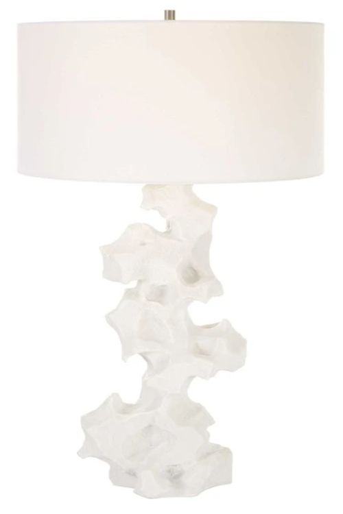 Uttermost® Remnant White Table Lamp-0