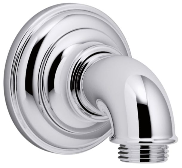 KOHLER® Artifacts® Polished Chrome Wall-Mount Supply Elbow-0