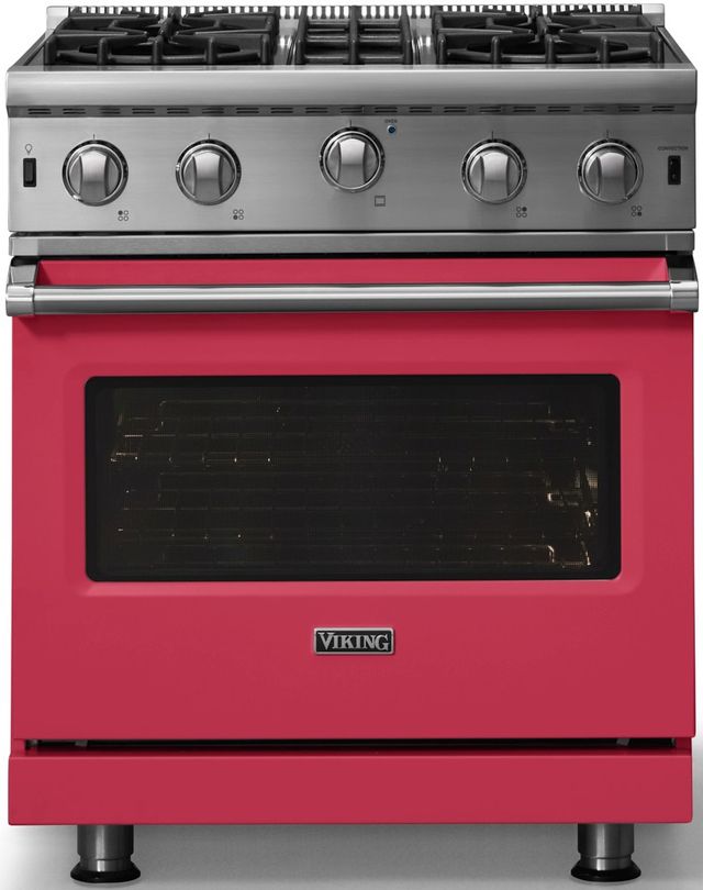 Viking® 5 Series 30" Valentine Pro Style Natural Gas Range-3