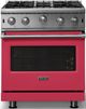 Viking® 5 Series 30" Valentine Pro Style Natural Gas Range-3