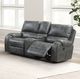 Furniture of America® Tepic Gray Loveseat-1