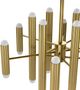 Four Hands Vesta Burnished Brass Chandelier-5
