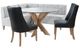 Powell® Auden 4-Piece Gray/Natural/Navy Dining Set-0