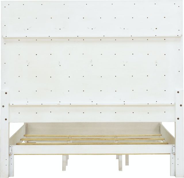 Pulaski™ Camila White California King Upholstered Panel Bed-3