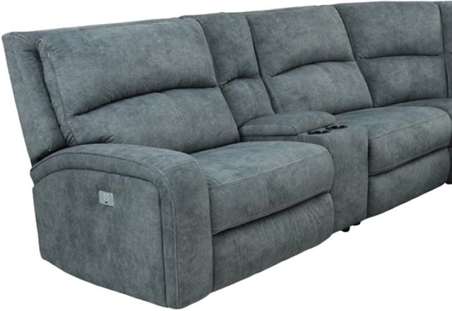 American Wholesale Furniture Dimples 6-Piece Pebble L-Shaped Power Reclining Sectional-1