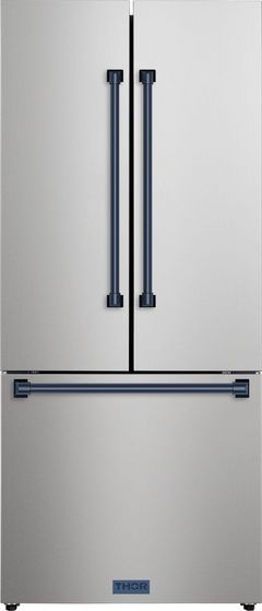 Thor Kitchen® Gordon Ramsay Series 30 in. 17.7 Cu. Ft. Stainless Steel Counter Depth French Door Refrigerator