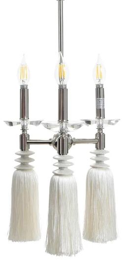 Stylecraft Polished Nickel 25"H Wall Mount Lamp-1