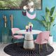 TOV Furniture Swell Blush Velvet Chair-4