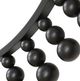 Uttermost® Aziel Satin Black Round Mirror-3
