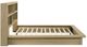 Coaster® Hendricks Light Oak Eastern King Bookcase Headboard Platform Bed-4