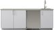 Urban Bonfire® Lagoon 90" Chantilly Outdoor Kitchen-0