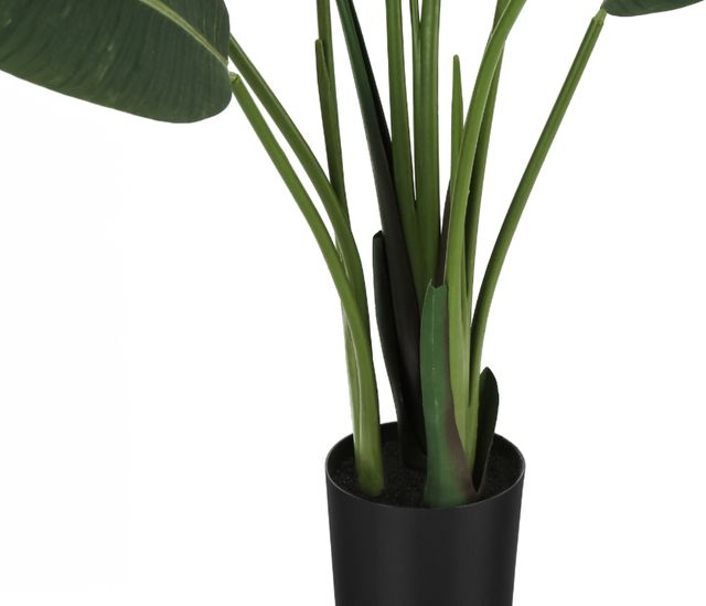 Monarch Specialties Inc. Green/Black 60" Artificial Potted Bird Of Paradise Tree-1