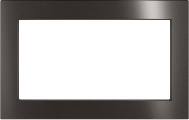 GE® 26.75" Black Stainless Steel Built In Microwave Trim-0